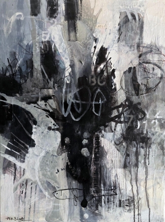 Shadows of Silence by artist Mohammad Ali Bhatti